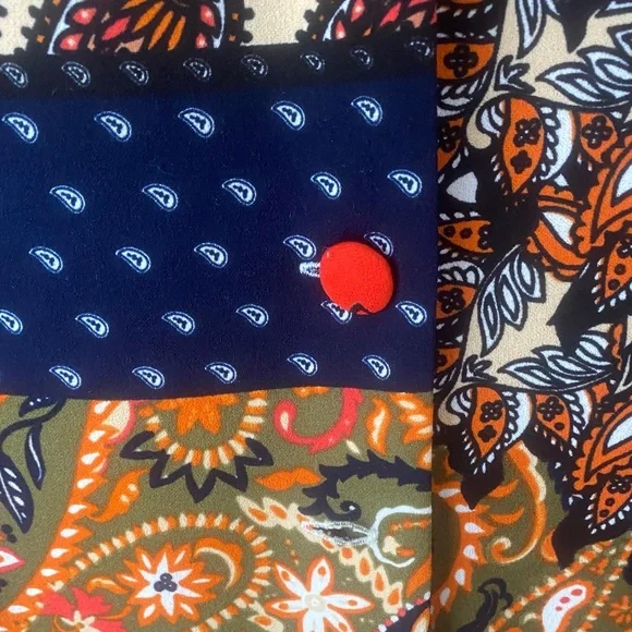 ZARA Paisley collared shirt dress - Picture 7 of 8